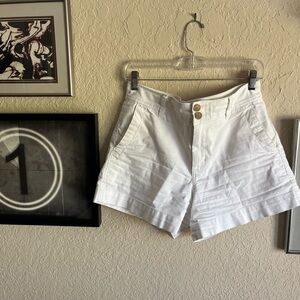 Women's White Shorts